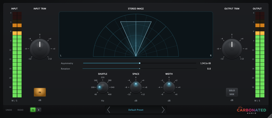Pour — M/S stereo imager plugin by Carbonated Audio